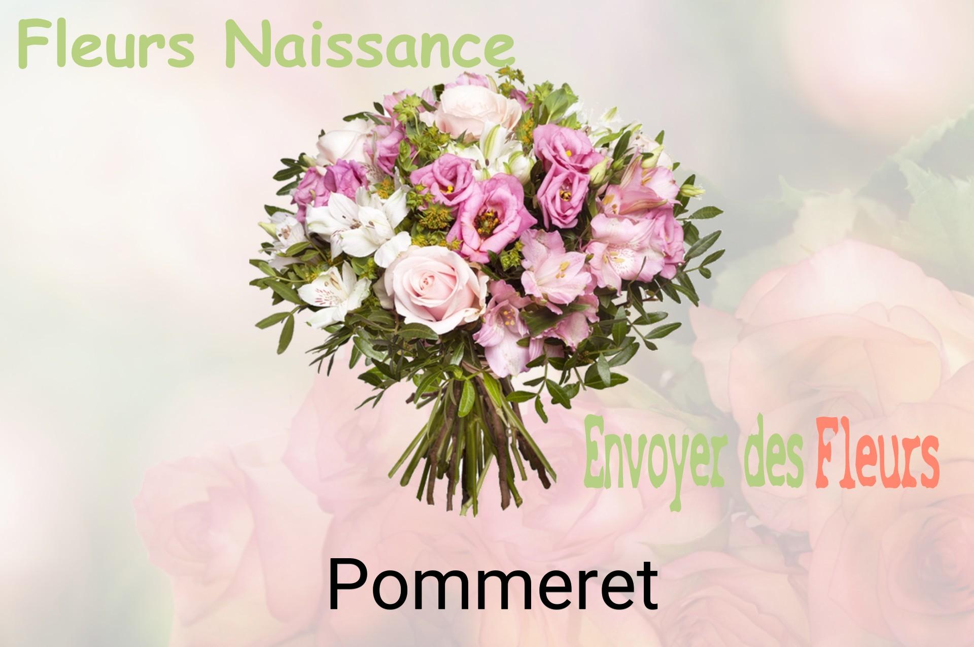 Bouquet de fleurs de naissance livré à Pommeret